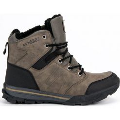 Brązowe Damskie Buty Trekkingowe MCKEYLOR. Brązowe trekkingi McKeylor, ze skóry. W wyprzedaży za 99.00 zł.