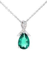 Revoni Złoty naszyjnik z diamentową zawieszką - dł. 46 cm rozmiar: onesize. Szare naszyjniki Revoni, z diamentem, złote. Za 1,187.99 zł.