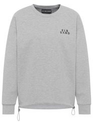 ELBSAND Bluza "Caris" w kolorze szarym rozmiar: M. Szare bluzy ELBSAND, m, bez wzorów, z bawełny, bez kaptura. Za 165.99 zł.