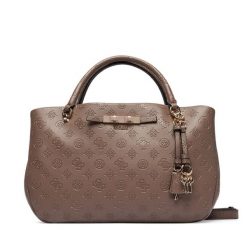 Torebka Guess. Brązowe torebki klasyczne Guess, z aplikacjami, bez dodatków. Za 634.99 zł.