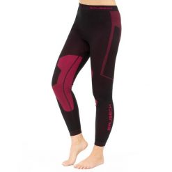 Legginsy termoaktywne Damskie Brubeck DRY. Czarne bielizna sportowa Brubeck, l, bez wzorów, z elastanu. Za 129.99 zł.