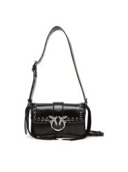 PINKO Torebka Love One Mini Slouchy Fl PE 25 PLTT 104340 A28D Czarny. Czarne torebki klasyczne Pinko, bez wzorów, bez dodatków. Za 1,299.00 zł.