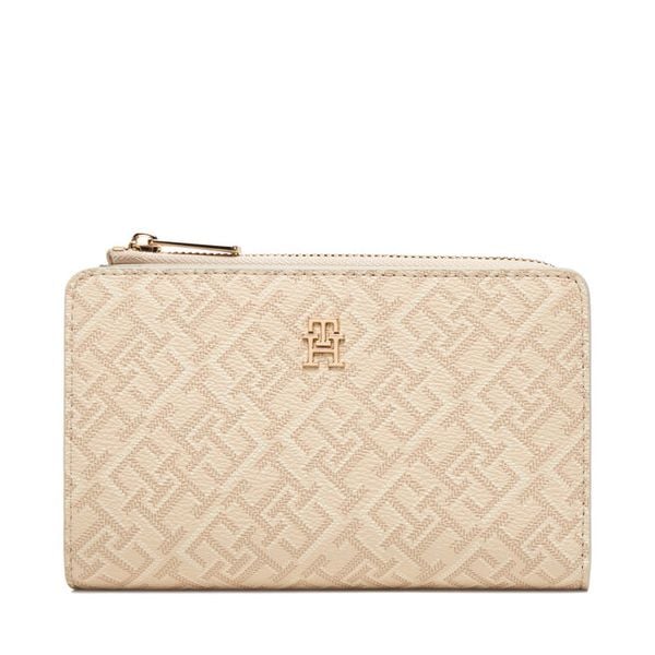 Portfel Tommy Hilfiger. Brązowe portfele TOMMY HILFIGER, bez wzorów. Za 329.99 zł.