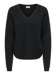 JDY Sweter "Evie" w kolorze czarnym rozmiar: L. Czarne swetry JDY, l, bez wzorów, bez ramiączek. Za 98.95 zł.