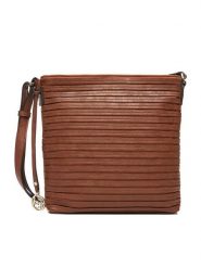 Lasocki Torebka CEO-LSK-K-022-06 Brązowy. Brązowe listonoszki Lasocki, bez wzorów, z materiału, bez dodatków. Za 179.99 zł.