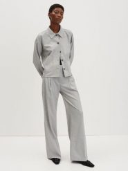 Someday Spodnie "Catsby" w kolorze jasnoszarym rozmiar: 40. Szare spodnie materiałowe someday., bez wzorów, z materiału, z podwyższonym stanem. Za 130.99 zł.