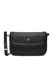 Beverly Hills Polo Club Torebka C-BHPC-L-005-08 Czarny. Czarne listonoszki Beverly Hills Polo Club, bez wzorów, z materiału, bez dodatków. Za 159.99 zł.