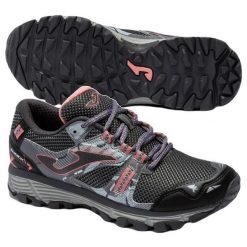 Buty damskie sportowe Joma TK.Shock do biegania w terenie. Szare obuwie sportowe Joma, bez zapięcia, do biegania. Za 260.65 zł.