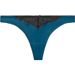 Stringi mini bonprix niebieskozielony morski - czarny. Stringi bonprix. Za 24.99 zł.