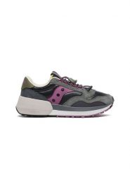 Saucony Skórzane sneakersy w kolorze szaro-fioletowym rozmiar: 40,5. Różowe trampki Saucony, bez wzorów, bez zapięcia. Za 377.74 zł.