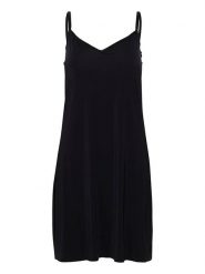 SAINT TROPEZ Sukienka w kolorze czarnym rozmiar: XS. Czarne sukienki Saint Tropez, na co dzień, xs, bez wzorów, bez kołnierzyka, bez ramiączek, mini, proste. Za 52.79 zł.