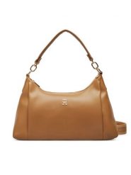 Tommy Hilfiger Torebka Th Essential Shoulder Bag AW0AW18373 Brązowy. Brązowe torebki klasyczne TOMMY HILFIGER, bez wzorów, ze skóry, bez dodatków. Za 529.99 zł.