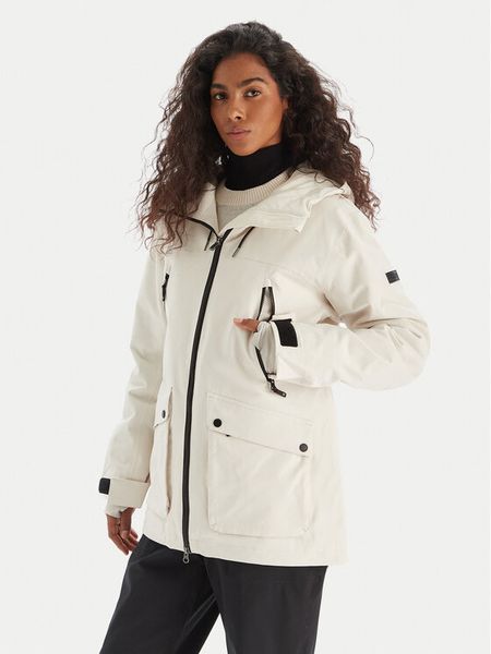 Roxy Kurtka narciarska ERJTJ03515 Biały Slim Fit. Białe kurtki narciarskie Roxy, na zimę, l, bez wzorów, z syntetyku, bez kaptura, narciarskie. Za 919.99 zł.