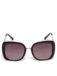 Jenny Fairy Okulary przeciwsłoneczne 4WF-025-SS24 Czarny. Czarne okulary przeciwsłoneczne Jenny Fairy, bez wzorów, z tworzywa sztucznego. Za 39.99 zł.