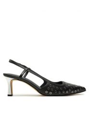 MICHAEL Michael Kors Szpilki Alora Mid Sling 40R5ALMP3L Czarny. Czarne szpilki MICHAEL Michael Kors, bez wzorów, ze skóry, bez obcasa, na szpilce, bez zapięcia. Za 399.99 zł.