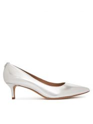 LAUREN RALPH LAUREN Szpilki 802978834001 Srebrny. Szare szpilki Lauren Ralph Lauren, bez wzorów, ze skóry, bez obcasa, na szpilce, bez zapięcia. Za 589.99 zł.