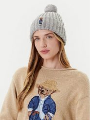 Polo Ralph Lauren Czapka 455936112001 Szary. Szare czapki Polo Ralph Lauren, bez wzorów, z materiału. Za 399.99 zł.
