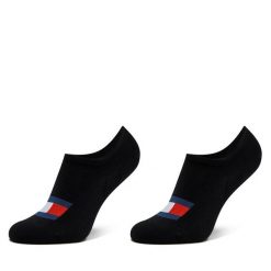 Skarpety stopki unisex Tommy Hilfiger. Czarne skarpety TOMMY HILFIGER, bez wzorów. Za 59.99 zł.