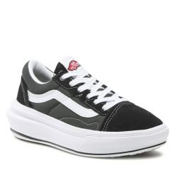 Tenisówki Vans. Czarne trampki Vans, bez wzorów, bez zapięcia. Za 279.99 zł.