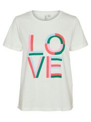 Vero Moda Koszulka w kolorze białym rozmiar: S. Białe bluzki Vero Moda, s, bez wzorów, z bawełny, bez kołnierzyka, bez ramiączek. Za 41.00 zł.