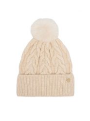 Guess Czapka AW5676 POL01 Beżowy jasny. Brązowe czapki Guess, z aplikacjami, z poliesteru. Za 154.99 zł.