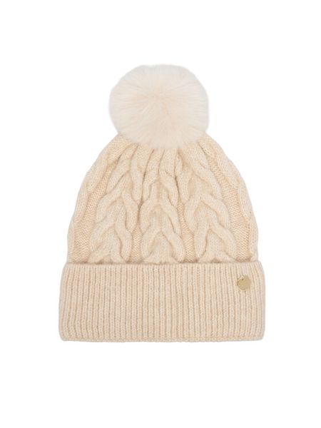 Guess Czapka AW5676 POL01 Beżowy jasny. Brązowe czapki Guess, z aplikacjami, z poliesteru. Za 154.99 zł.