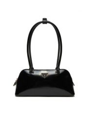 Guess Torebka HWNG94 96080 Czarny. Czarne torebki klasyczne Guess, z aplikacjami, ze skóry, bez dodatków. Za 369.99 zł.