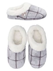 Maryplaid Kapcie w kolorze szarym rozmiar: 36/37. Szare obuwie domowe maryplaid, bez wzorów, z materiału, z okrągłym noskiem, bez zapięcia. Za 43.99 zł.
