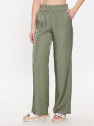 Olsen Spodnie materiałowe 14002060 Khaki Regular Fit. Brązowe spodnie materiałowe Olsen, bez wzorów, z materiału. Za 279.99 zł.