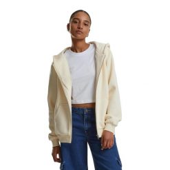 Puszysta Bluza Z Kapturem Dla Pań I Panów. Brązowe bluzy Urban Classics, m, bez wzorów, z kapturem. Za 147.99 zł.