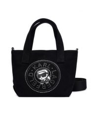 KARL LAGERFELD Torebka B2W50074 Czarny. Czarne torebki klasyczne KARL LAGERFELD, bez wzorów, z materiału, bez dodatków. Za 339.99 zł.