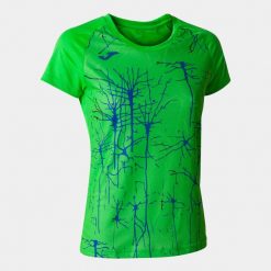 Koszulka do biegania damska Joma Elite IX. Niebieskie bluzki Joma, m, bez wzorów, sportowe, bez kołnierzyka, bez ramiączek. Za 185.99 zł.