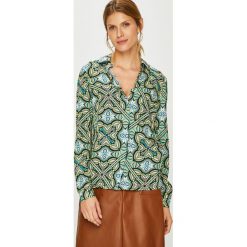 Trussardi Jeans - Koszula. Koszule Trussardi Jeans, bez wzorów, z jeansu, casualowe, bez kołnierzyka, bez ramiączek. W wyprzedaży za 429.90 zł.
