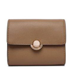 Portfel Furla. Brązowe portfele Furla, bez wzorów. Za 609.99 zł.