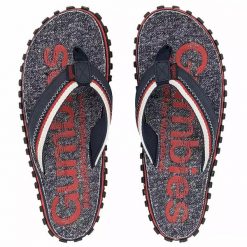 Japonki GUMBIES CAIRNS FLIP-FLOPS UNISEX. Czerwone klapki Gumbies, bez wzorów, bez obcasa. Za 149.99 zł.