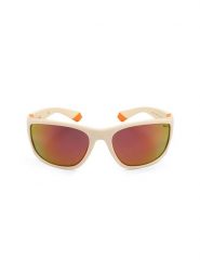 Polaroid Damskie okulary przeciwsłoneczne w kolorze beżowo-pomarańczowym rozmiar: 65. Brązowe okulary przeciwsłoneczne Polaroid, bez wzorów, z tworzywa sztucznego. Za 149.95 zł.