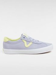 Vans Skórzane sneakersy "Sport Low" w kolorze żółto-fioletowym rozmiar: 40,5. Różowe trampki Vans, bez wzorów, bez zapięcia. Za 135.81 zł.