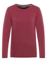 ELBSAND Koszulka "Sanne" w kolorze czerwonym rozmiar: L. Czerwone bluzki ELBSAND, l, bez wzorów, z bawełny, bez kołnierzyka, bez ramiączek. Za 91.34 zł.