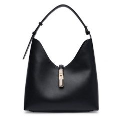 Torebka Furla. Czarne torebki klasyczne Furla, bez wzorów, bez dodatków. Za 1,349.00 zł.