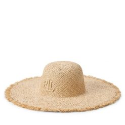 Kapelusz LAUREN RALPH LAUREN. Brązowe kapelusze Lauren Ralph Lauren, bez wzorów. Za 599.99 zł.
