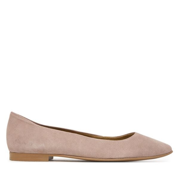 Baleriny Tamaris. Czerwone baleriny Tamaris, bez wzorów, bez obcasa. Za 287.99 zł.