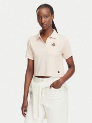 Beverly Hills Polo Club Polo L2605-HR Różowy jasny Regular Fit. Czerwone koszulki polo Beverly Hills Polo Club, l, bez wzorów, z bawełny, bez kołnierzyka, bez ramiączek. Za 245.99 zł.