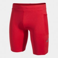 Legginsy Joma Elite X czerwone do biegania. Czerwone legginsy Joma, bez wzorów, z poliamidu, do biegania. W wyprzedaży za 182.40 zł.