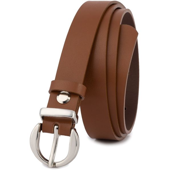 Pasek skórzany BELTIMORE r.110-125 cm O21 brązowy. Brązowe paski bez wzorów. Za 44.91 zł.