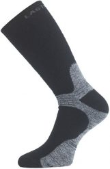 Skarpety merino WSB. Zielone skarpety LASTING, bez wzorów, z elastanu. Za 77.00 zł.