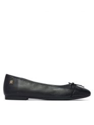 Tommy Hilfiger Baleriny Hilfiger Smooth Lthr Ballet FW0FW09241 Czarny. Czarne baleriny TOMMY HILFIGER, bez wzorów, ze skóry, bez obcasa. Za 409.99 zł.