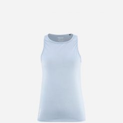 Koszulka damska tank top Millet Wanaka Light Tank W ahletic fit. Niebieskie topy Millet, m, bez wzorów, z tkaniny, bez kołnierzyka, bez ramiączek. Za 159.00 zł.