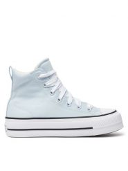 Converse Trampki Chuck Taylor All Star Padded Lift Platform A10452C Szary. Szare trampki Converse, bez wzorów, z materiału, bez zapięcia. Za 249.99 zł.