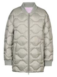 Herrlicher Płaszcz pikowany w kolorze jasnoszarym rozmiar: XS. Szare płaszcze Herrlicher, xs, bez wzorów, bez kaptura. Za 295.99 zł.