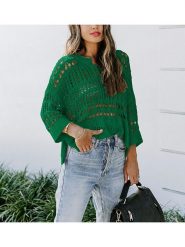 LA Angels Sweter w kolorze zielonym rozmiar: XL. Zielone swetry LA Angels, xl, bez wzorów, bez ramiączek. Za 118.56 zł.
